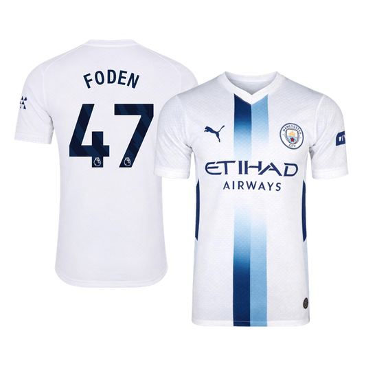 FODEN #47 Manchester City Harmadik Mez 2026/27 Fehér