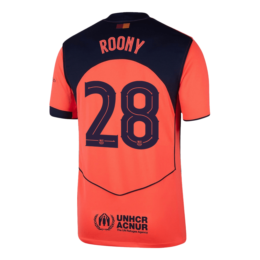 ROONY #28 Barcelona Idegenbeli Harmadik Mez 2025/26 Narancs