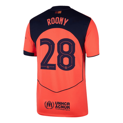 ROONY #28 Barcelona Idegenbeli Harmadik Mez 2025/26 Narancs