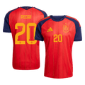 PEDRI #20 Spanyolország Hazai Futball Világbajnoki 2026 Piros