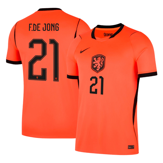 F.DE JONG #21 Hollandia Hazai Mez 2026 Narancs