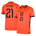 F.DE JONG #21 Hollandia Hazai Mez 2026 Narancs