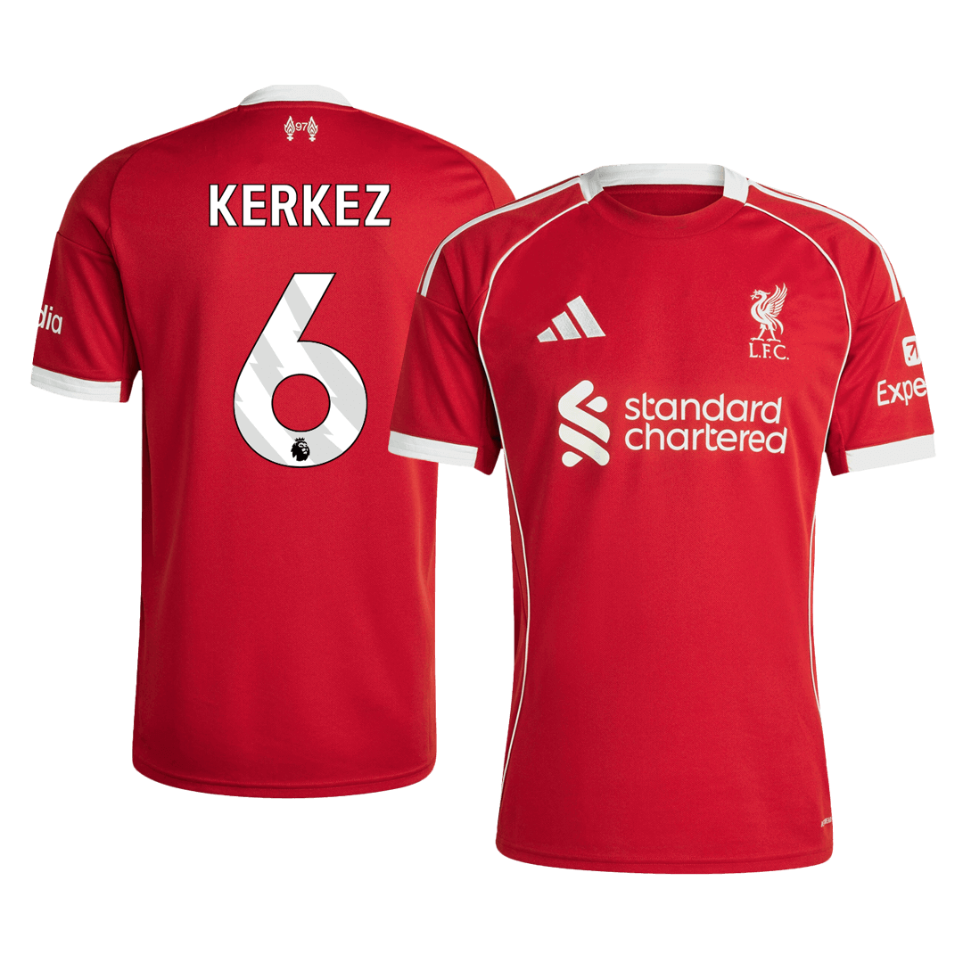 KERKEZ #6 Liverpool Otthon Soccer Mez 25/26 Piros 2025/26