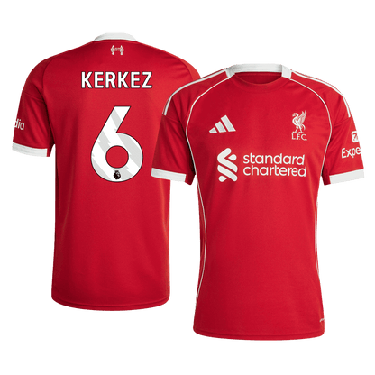 KERKEZ #6 Liverpool Otthon Soccer Mez 25/26 Piros 2025/26