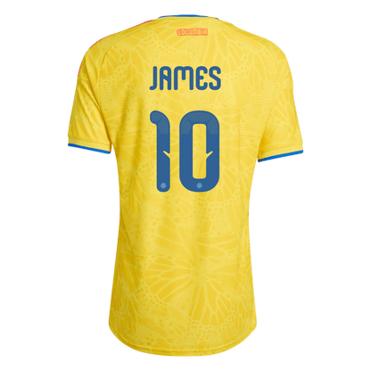 Játékos Verzió JAMES #10 Kolumbia Hazai Mez 2026 Sárga