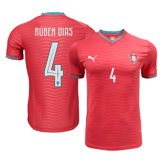 RÚBEN DIAS #4 Portugal Játékos Verzió Hazai Mez World Cup 2026 Piros