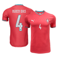 RÚBEN DIAS #4 Portugália Játékos Verzió Hazai Mez Világbajnoki 2026 Piros