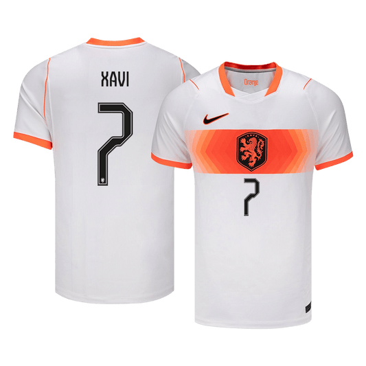 XAVI #7 Hollandia Idegenbeli Mez 2026 Fehér