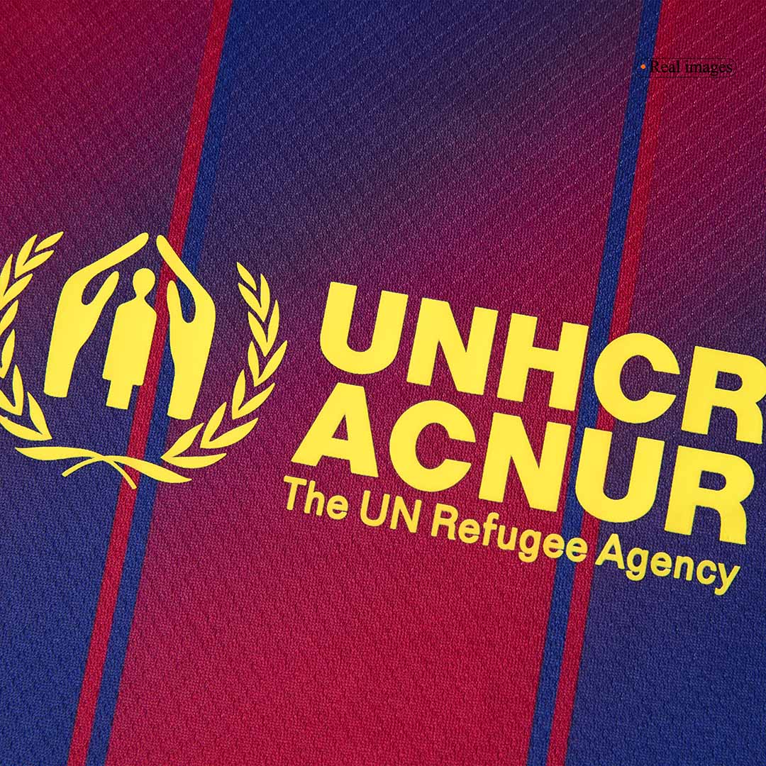 Kid's Barcelona Hazai Soccer Mez Készlet(Mez+Rövidnadrág) 2025/26 Piros&Kék