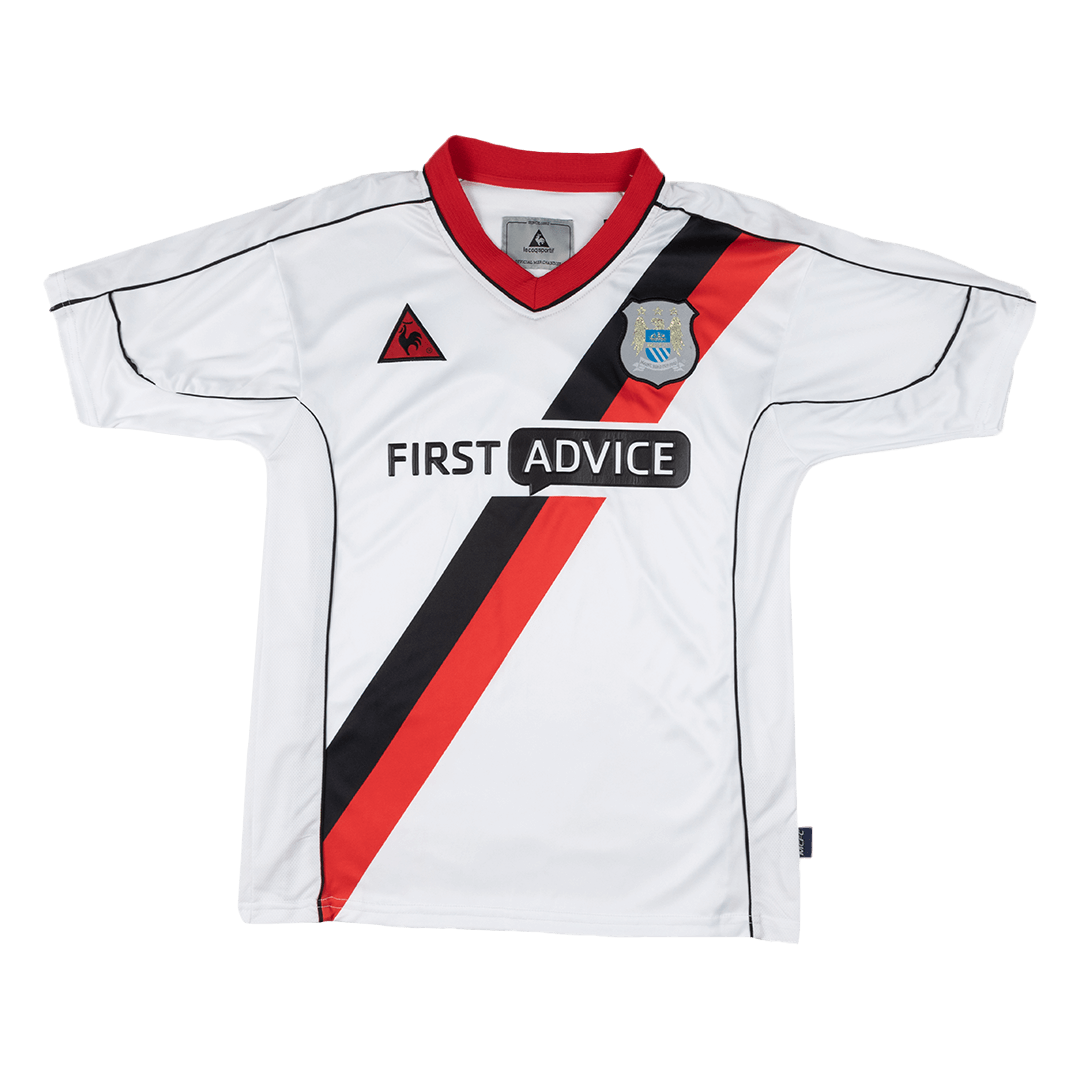 Manchester City Idegenbeli Retro Futball Mez 2002/03 Fehér 2025/26