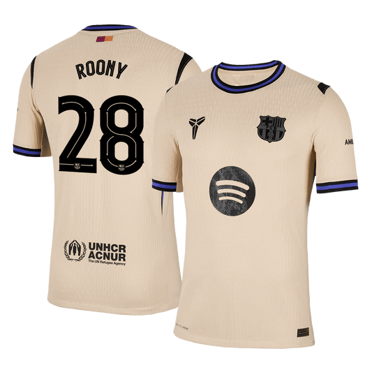 ROONY #28 Barcelona Játékos Idegenbeli Mez 2025/26