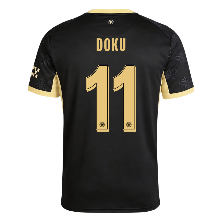 DOKU #11 Manchester City Idegenbeli Mez 2026/27 Fekete