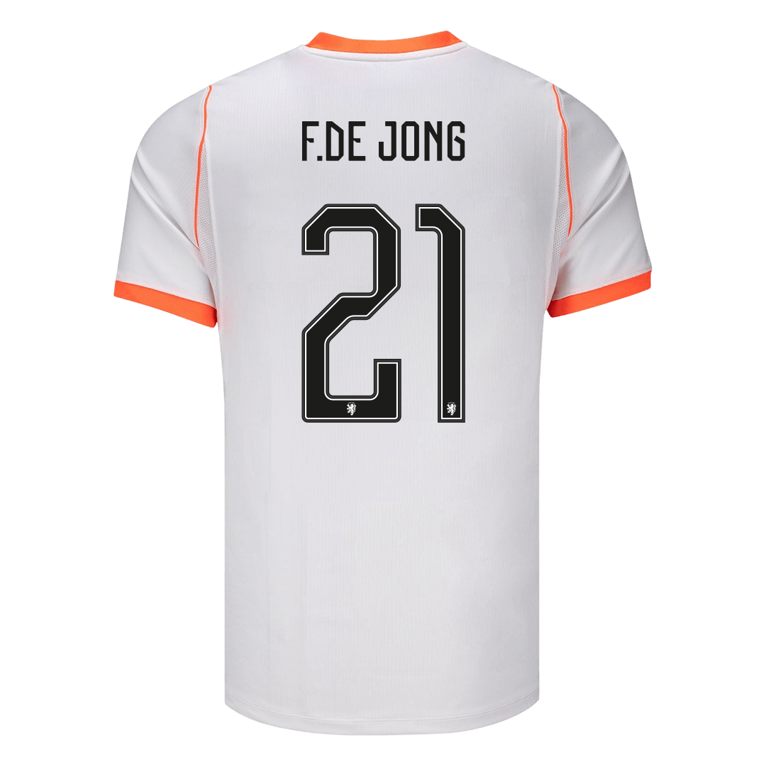 F.DE JONG #21 Hollandia Idegenbeli Mez 2026 Fehér