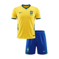 Brazília Gyerek Hazai Világbajnoki Mez Készlet(Mez+Nadrág) 2026 Sárga