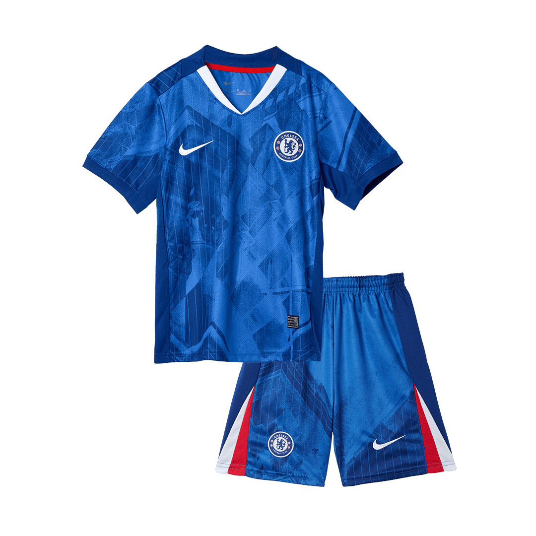 Gyerekeknek Chelsea Otthon Soccer Mez Készlet(Mez+Rövidnadrág) 2025/26 Kék