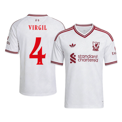 VIRGIL #4 Liverpool Idegenbeli Mez 2026/27 Fehér